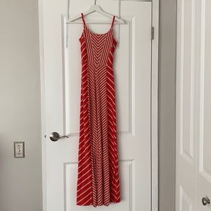 Maurices peach striped dress